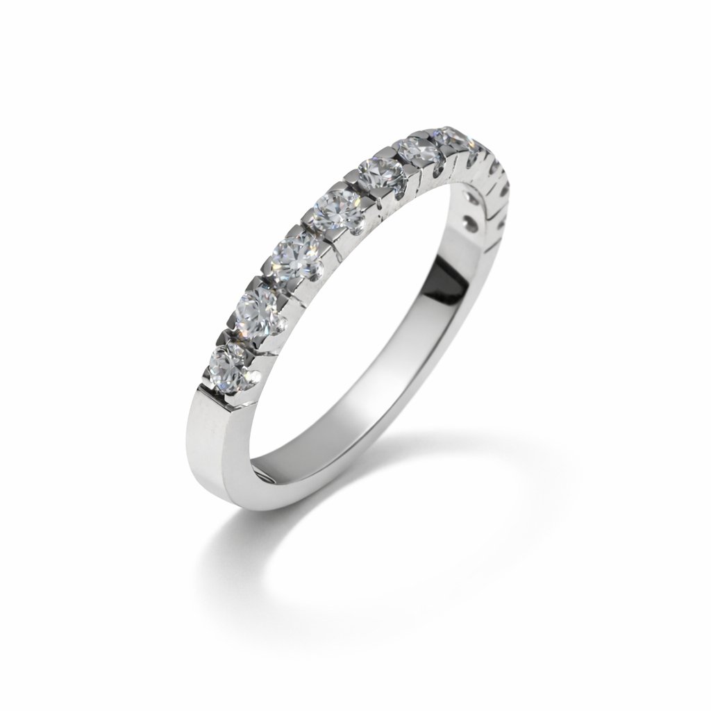 Lab-Grown Alliance ring 10-0.80crt